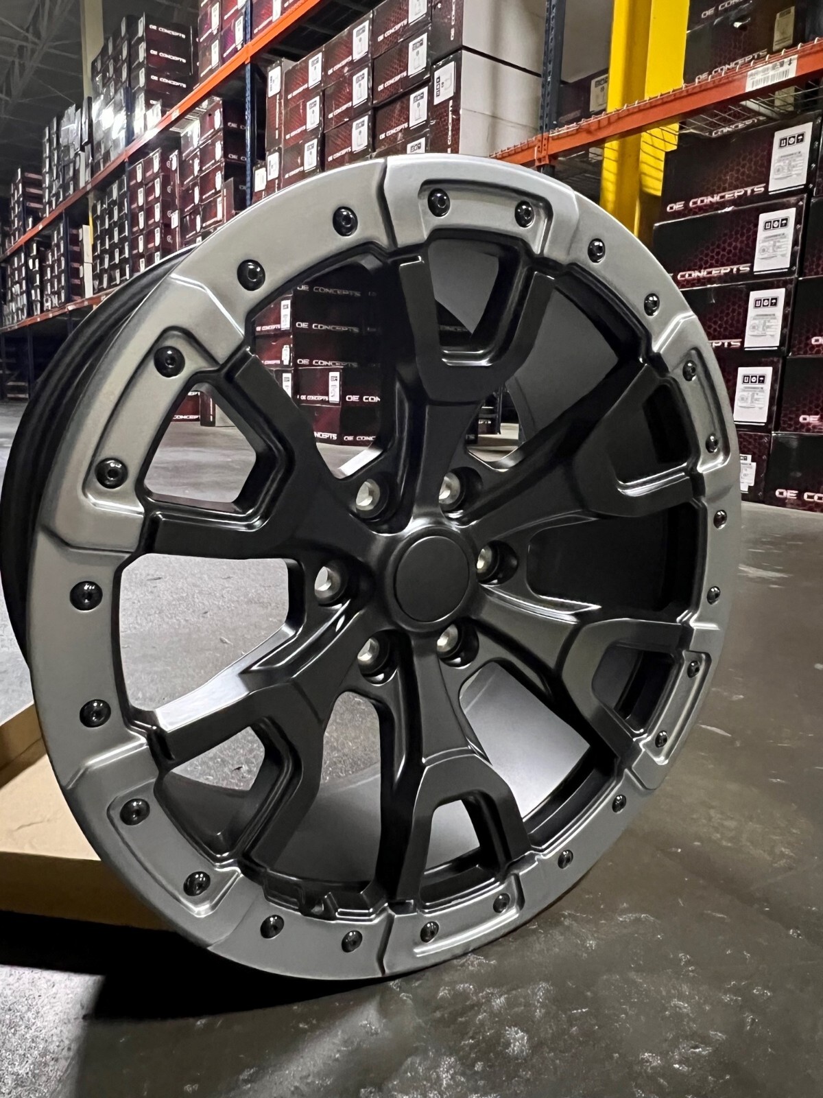 4 New Bronco Raptor Wheels 20x9 Oe Replica Wheels Satin Black and Gray