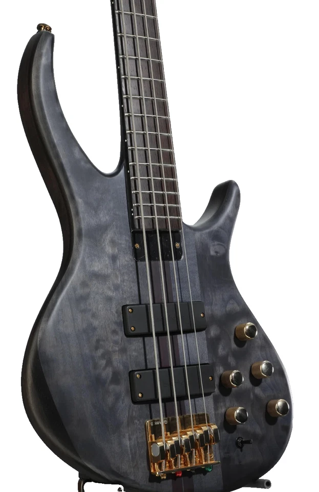 Electric Guitar Bass Tobias Classic IV Bass Guitar - Trans Black Satin - Image 3 of 4