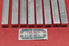 8 Pieces 3/8" X 1/2" ALUMINUM 6061 FLAT BAR 14" long Solid Extruded Mill Stock