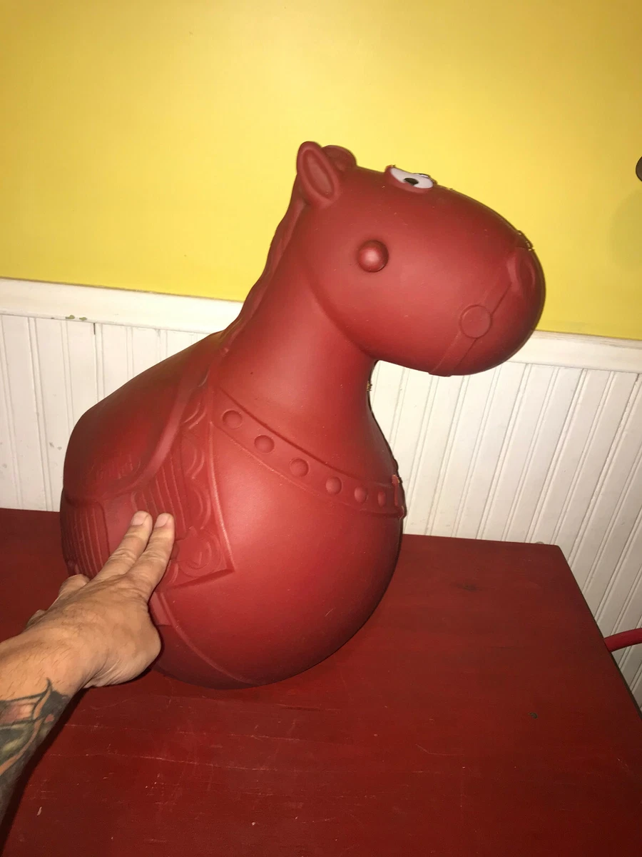 Vintage 1978 Eagle Rubber Co. Hoppity Horse Childs Bouncing Toy