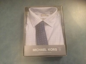 michael kors shirt and tie set