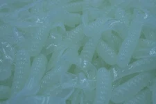 4" Glow Twister Tail Grubs Walleye Bass Soft Plastic Fishing Lures