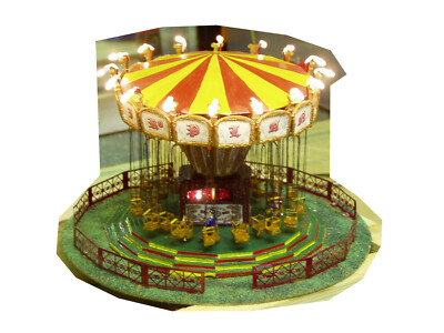 Funfair Stuhl Flugzeuge Metall Q46 unbemalt OO Maßstab Langley Modelle Kit 1/76