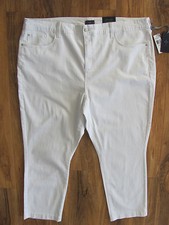 NYDJ Not Your Daughter's Jeans Audrey Ankle -Optic White -Size 24W-NWT 120