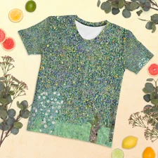 Gustav Klimt's Rosebushes under the Trees (1905) T-shirt