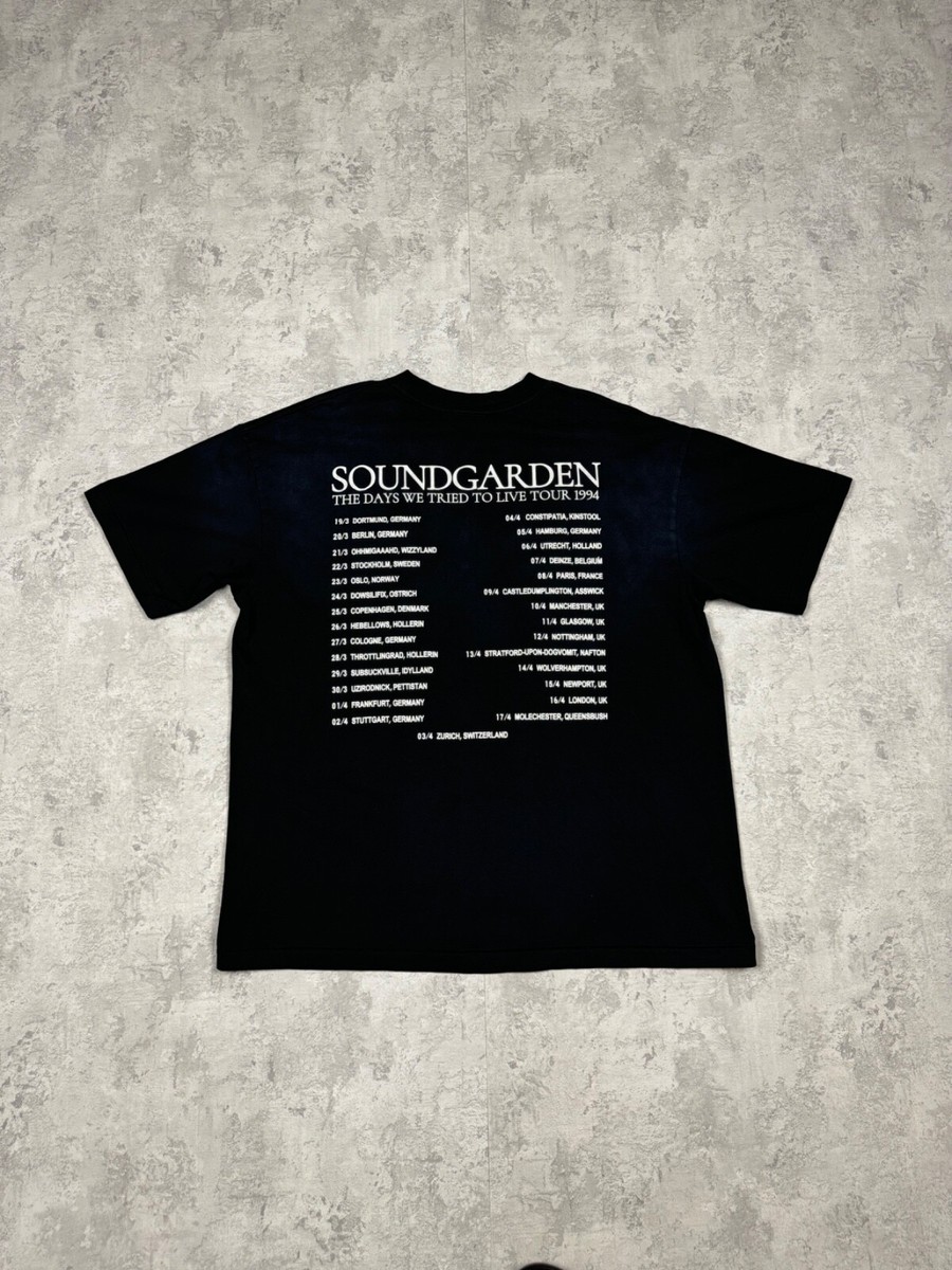 Vintage Soundgarden 1994 Tour T-Shirt Size M | eBay Vintage Soundgarden 1994 Tour T-Shirt Size M | eBay
