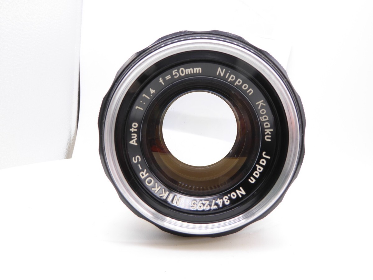 良品 NIKON NIKKOR-S Auto F1.4 50mm MF H325 Nikon Nikkor S Auto 50mm f1.4 f mount nippon kogaku lens + filter