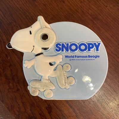 Spardose Geldbank Snoopy Kato Kogei Japan Schulz Vintage Sammler