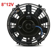 Universal 8 Inch Slim Fan Pushpull Electric Radiator Cooling Engine Kit Truck
