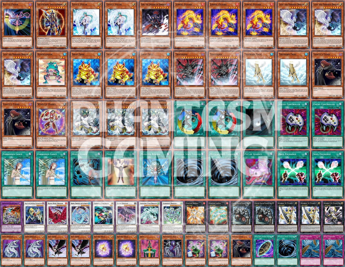 Monarchs Deck Scrap Shooting Star Dragon Vanity's Fiend Yugioh