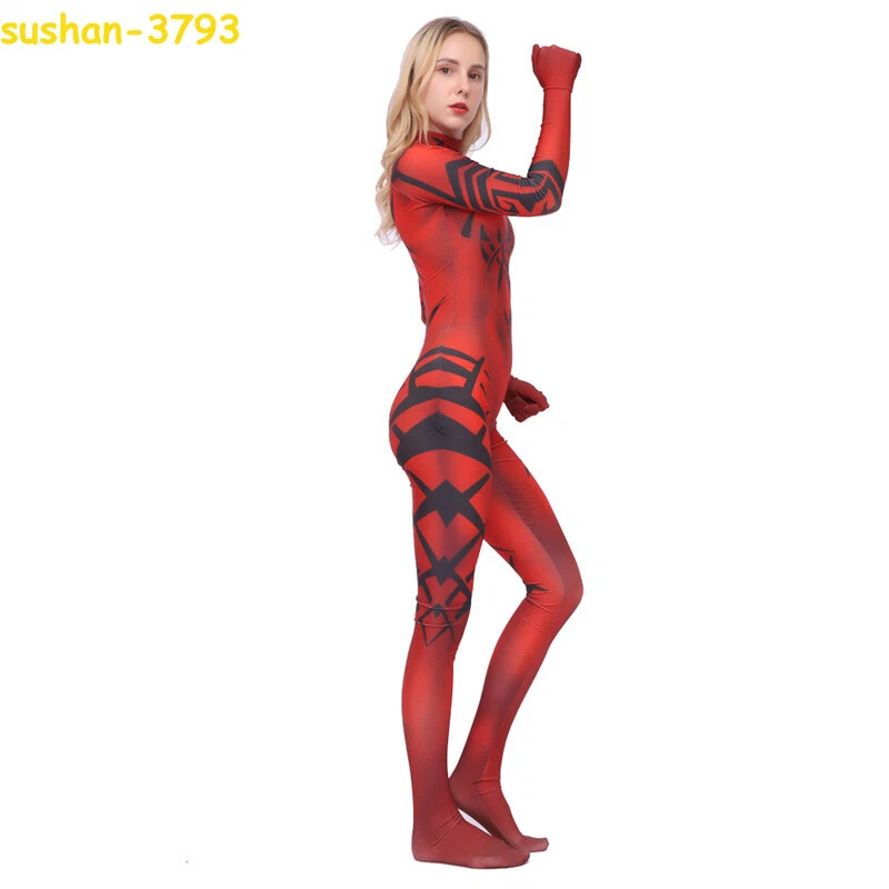 Star Wars DARTH TALON Mono Body Juegos con disfraces Halloween Disfraz Fiesta Actuar Foto 3 de 4