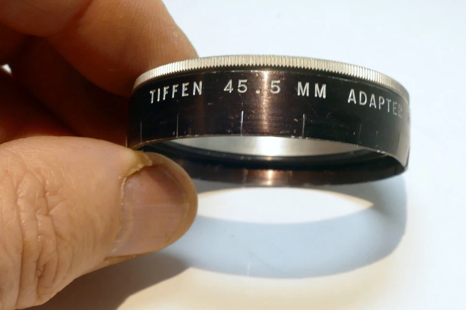 Tiffen 45.5mm to Series 6 VI Filter Holder  Adapter ring Step up to 44.5mm  # 61 - Image 2 of 4