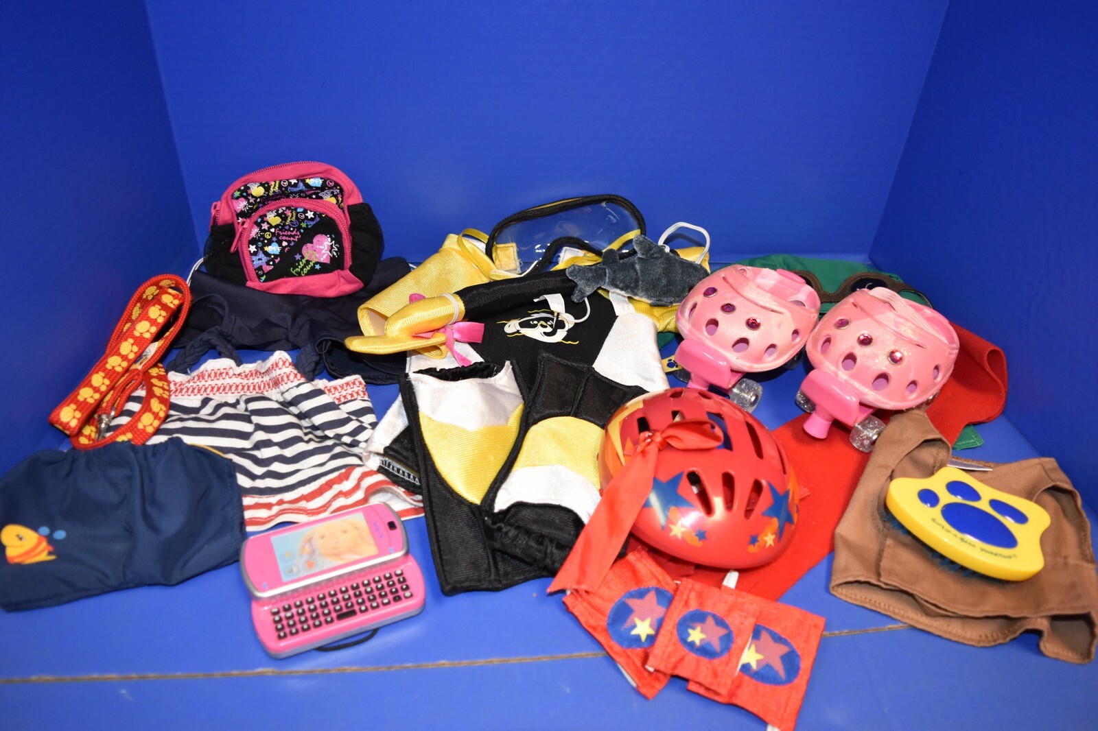 Vintage Build-A-Bear Clothing! Snorkel, School, Skating + Outfits & Accessory!