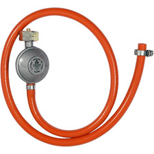 Gasschlauch 1m mit Druckminderer Propan Butan LPG Gasdruckregler Typ 694 37mbar