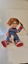 Talking Animatronic Chucky 15" Doll Childs Play PARTY CITY EXCLUSIVE OG Owner  