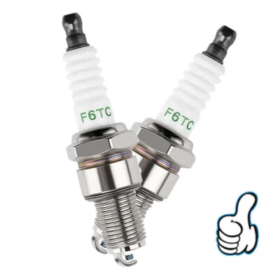 UNMARKE Zündkerze Ersetzt für F6TC F6RTC BP6ES für Rasenmäher Rasentraktoren Generator