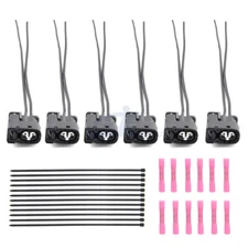 6pcs Ignition Coil Connector Plug For 90919-03002 673-1200 88921432 5C1307 E-627