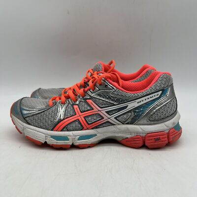 Asics Gel Exalt 2 Running shoes T4B6N Women's Gray Orange sneakers Size 6