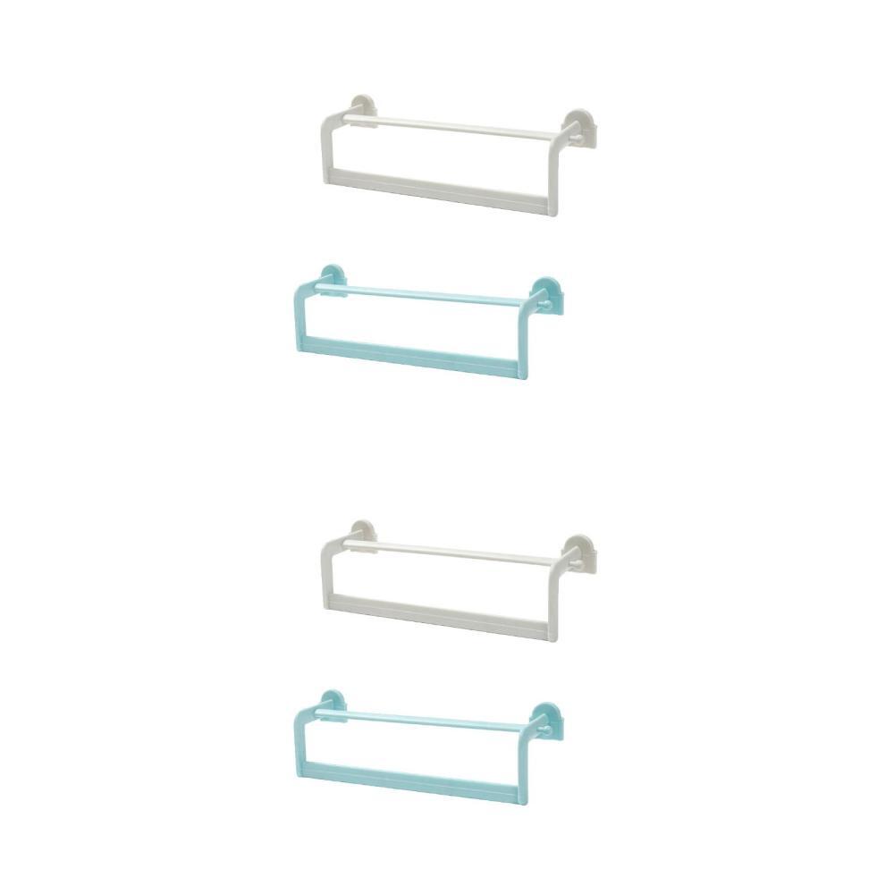2 Piezas Toallero Soporte Estantes de Baño Estante Prefabricado Cepillo Respetuoso con la Superficie