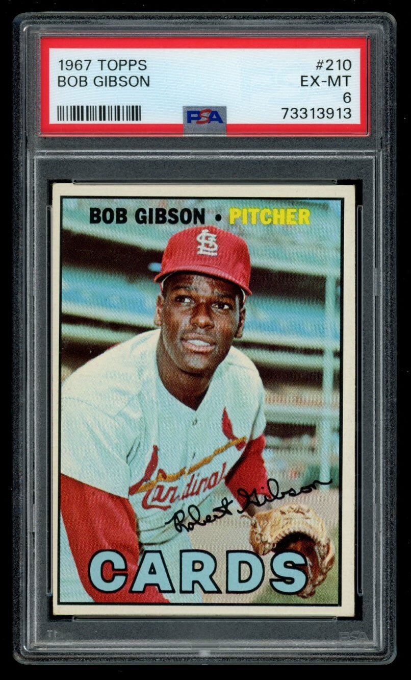 1967 Topps Bob Gibson #210 PSA 6
