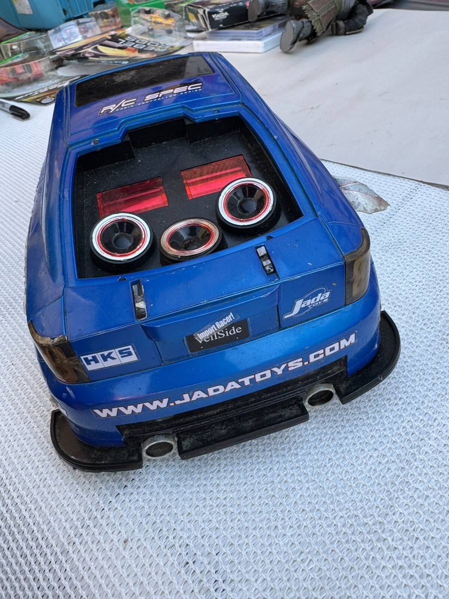 Toyota Celica Jada Toys Import Racer R/C 1:10 Scale Rare Blue (NO
