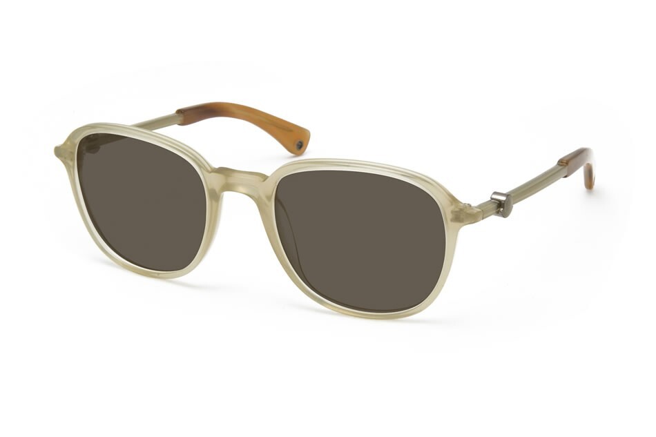 400€ Gafas De Sol Cuadradas Amarillo Translúcido MONCLER Esquí Montaña MC018