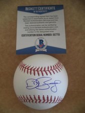 DYLAN BUNDY BALTIMORE ORIOLES SIGNED AUTOGRAPHED ML BASEBALL BECKETT D27715