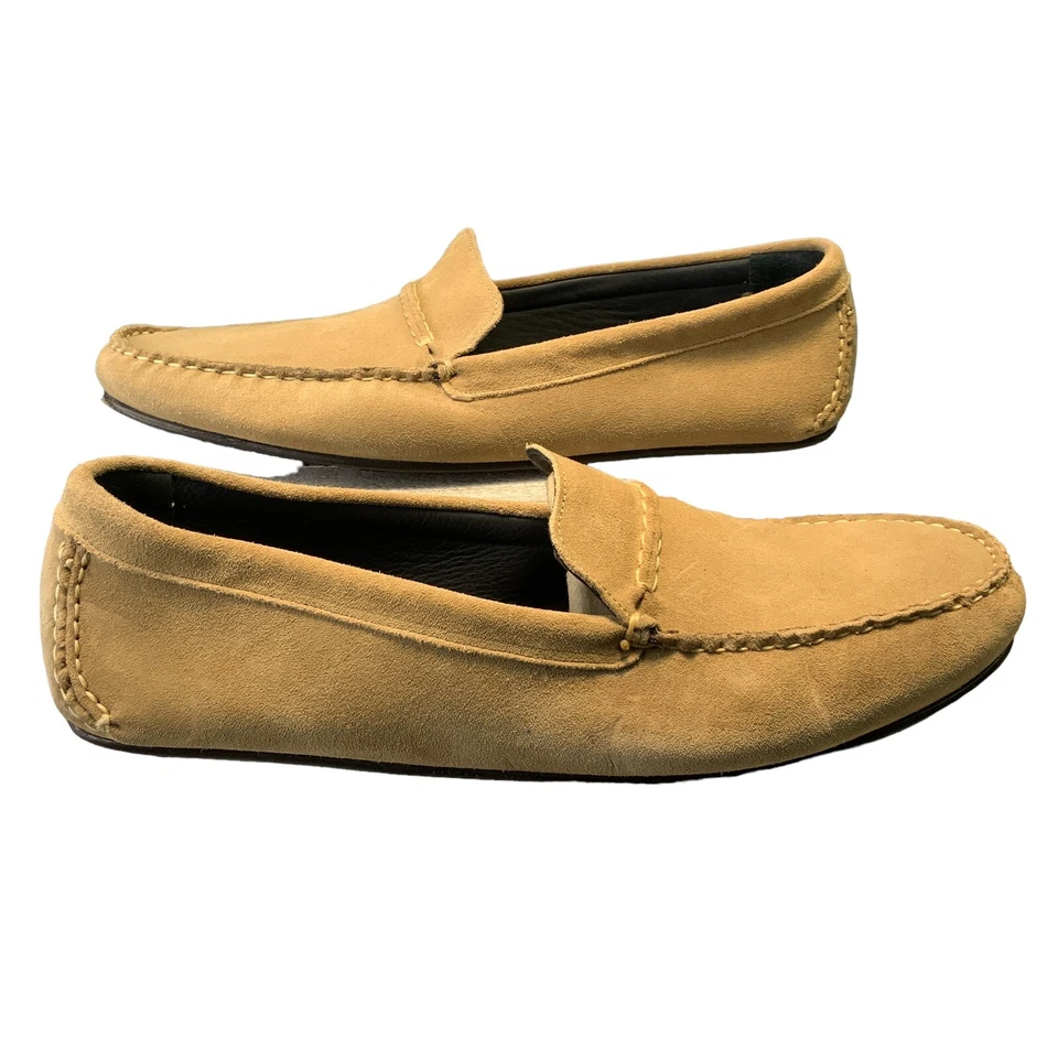 Allen Edmonds Super Sport Driving Heel Moc Toe Suede Leather Mens Shoe Size 13D - Image 3 of 4