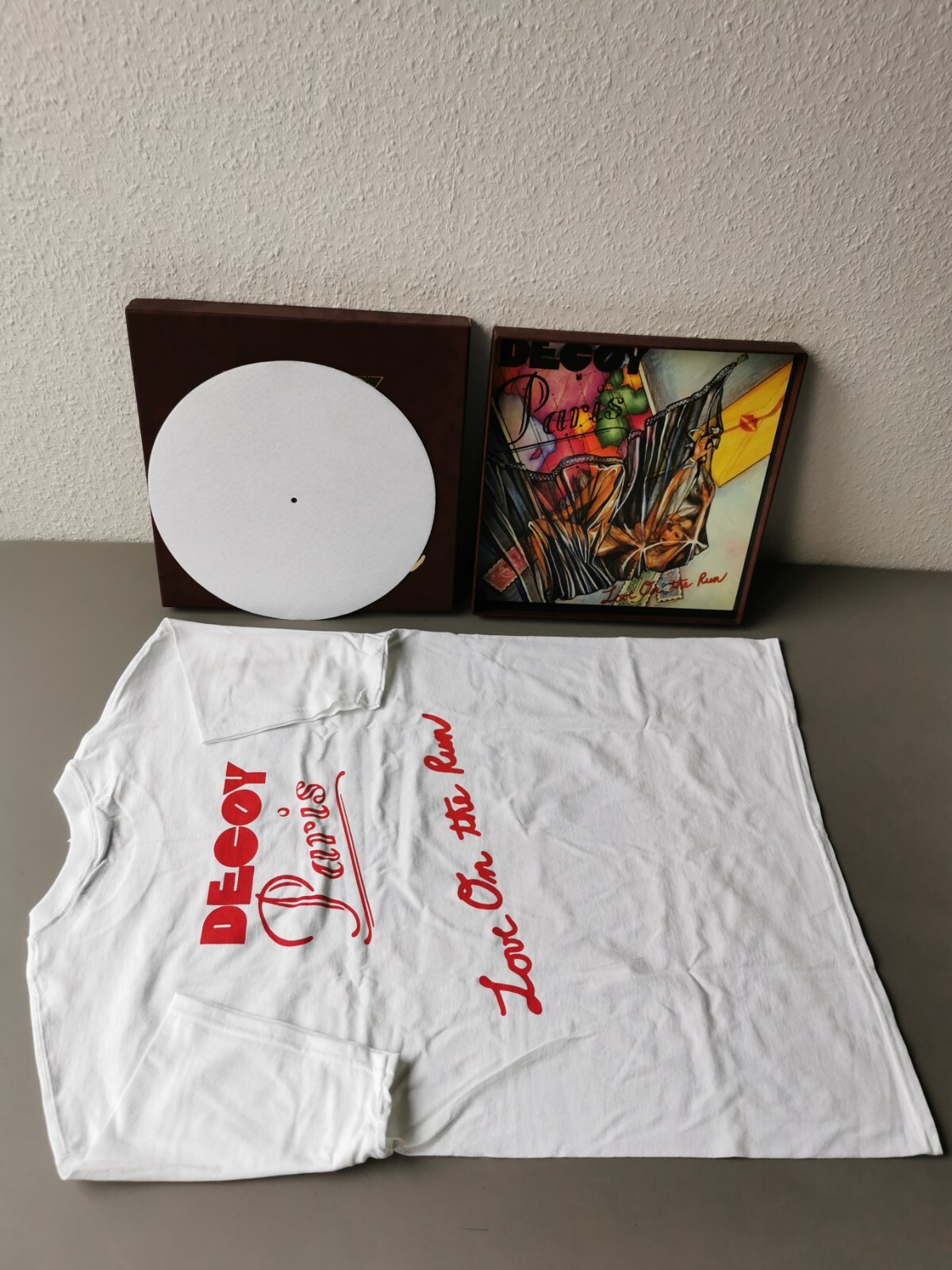 DECOY PARIS limited numbered /100 blue Vinyl LP CD TShirt Love On The