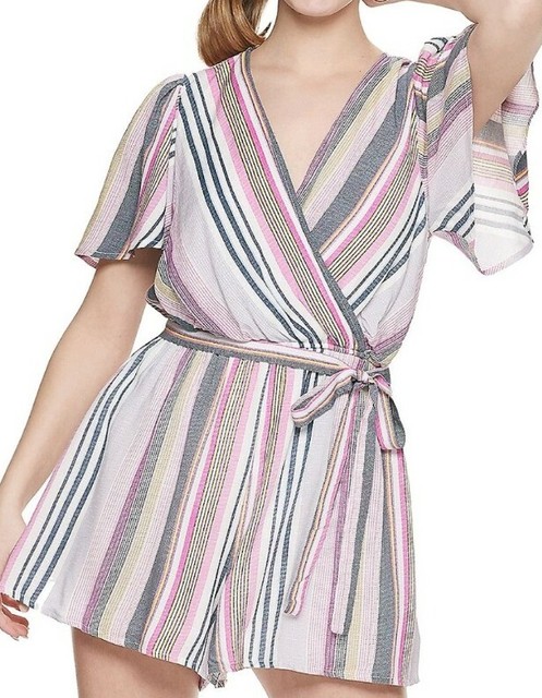 three pink hearts romper