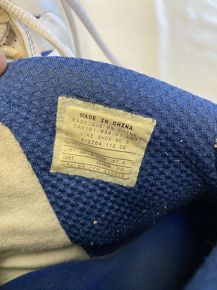 Rare Vintage NIKE Shox VC 5 Vince Carter Mainland Buccaneer Shoes Sz 11.5 Rare Vintage NIKE Shox VC 5 Vince Carter Mainland Buccaneer  main image 2
