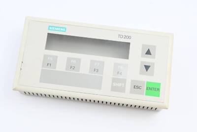 Siemens Front + Backcover TD200 Panel 6AV3503-1DB10 ( 6AV3 503-1DB10 ) B