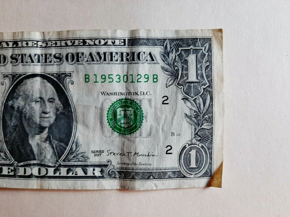 2017 $1 ANNIVERSARY and Birthday SERIAL ~Jan 29, 1953 ~B19530129B - Image 2 of 3