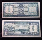 Netherlands Antilles 5 Gulden 1967 P8 i4432 Nederlandse Antillen Dutch Bank — photo 1