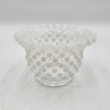 FENTON 389 FRENCH OPALESCENT HOBNAIL VINTAGE Mayonnaise Bowl