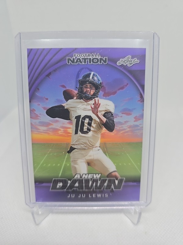 2025 Leaf Football Nation Ju Ju Lewis Auto 1/1 Proof Colorado Buffaloes