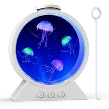 Jellyfish Lamp, 7-Color Changing Jellyfish Aquarium Light for Relax, Mood Lam...