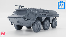 TPz Fuchs 6x6 APC Wargaming Vehicle Model 3D Print Multiple Scales 1:35–1:16