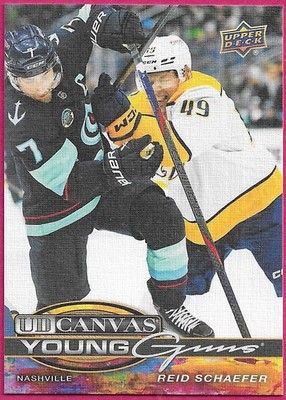 2025-26 Upper Deck Extended Series REID SCHAEFER  #C-372 Young Guns Canvas