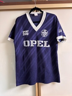 Vintage Rare GIRONDINS BORDEAUX 1988/89 Home Soccer Jersey match worn №15