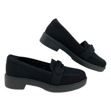 Skechers Black Cleo Taylor Knit Loafers Women's Size 6