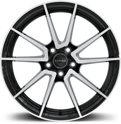 ROMAC AIR 19x8,5 ET45 5x112 SCHWARZ/POLIERT (Last 725kg) RMAIR J9690BMF - 4er SET
