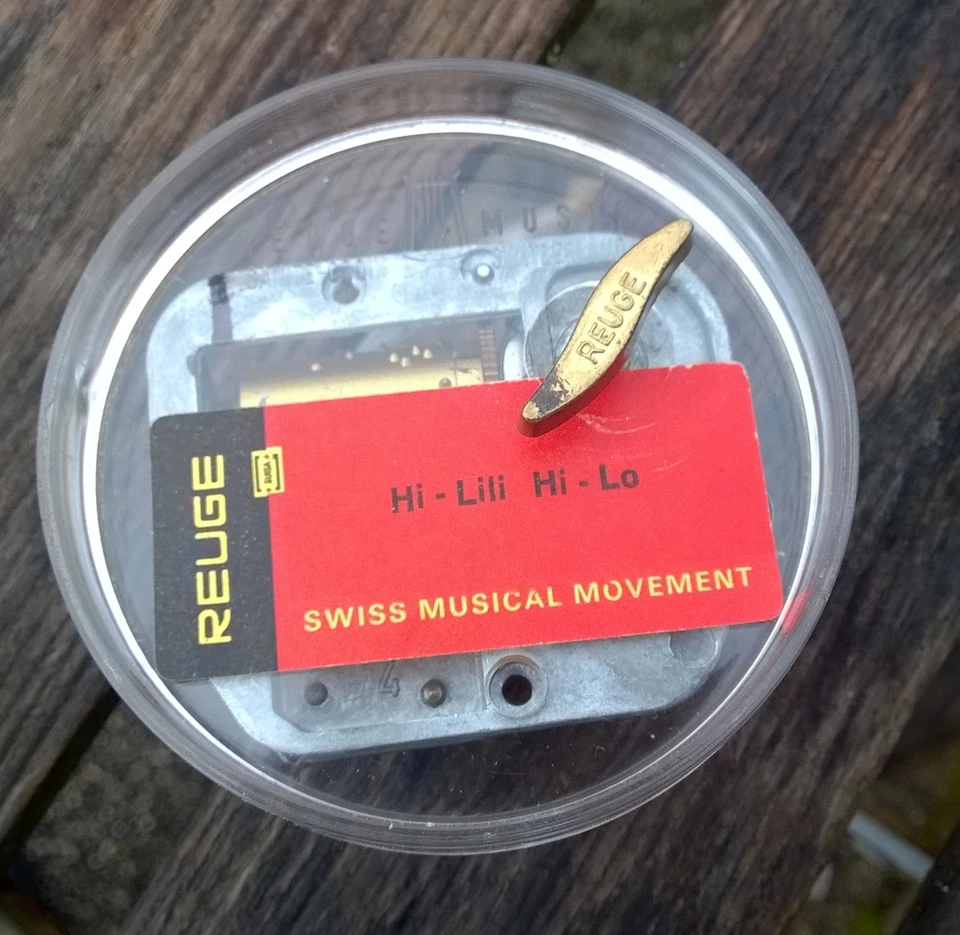 BOITE A MUSIQUE REUGE / MUSIC BOX / SWISS MUSICAL  MOVEMENT / HI LILI HI LO - Photo 3/4