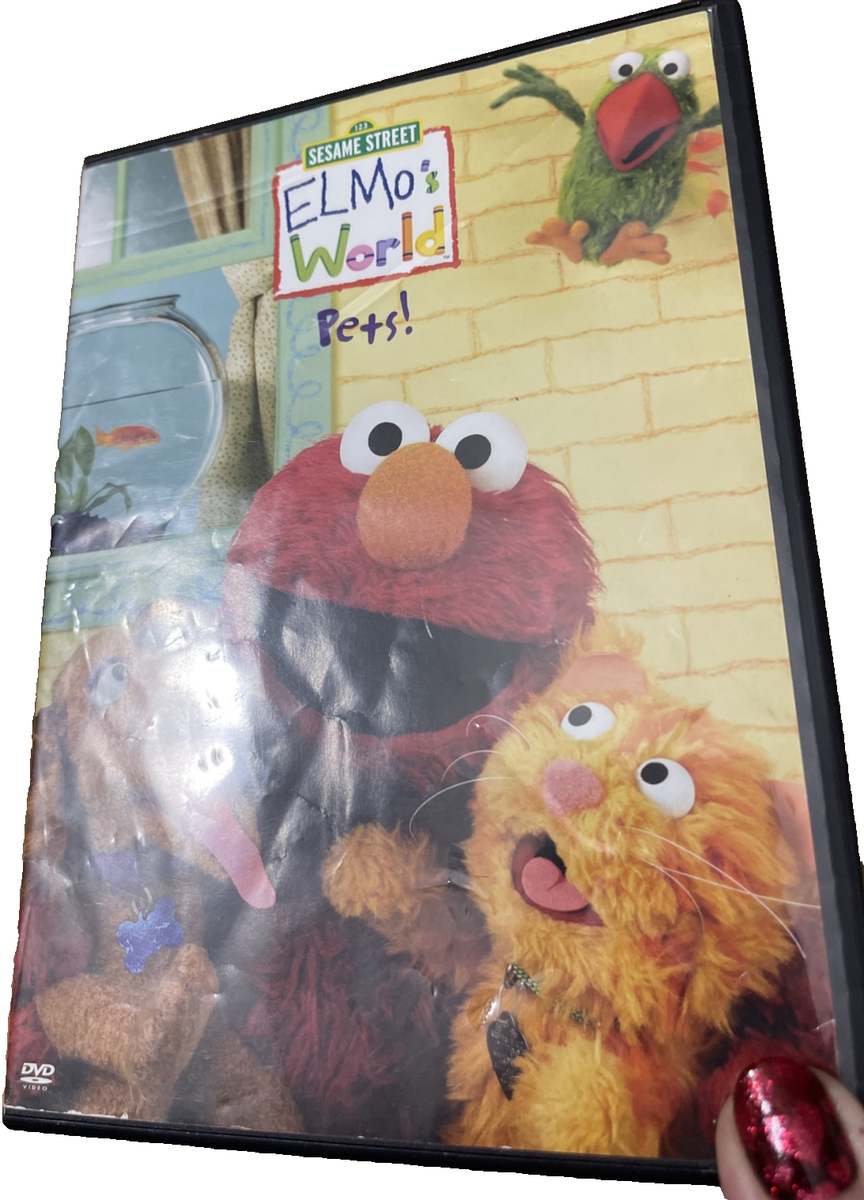 Sesame Street Elmos World Pets DVD-Rare Vintage-SHIPS N 24 HOURS