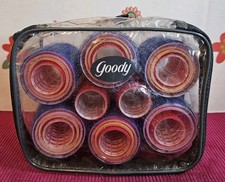 Goody Self Holding Rollers In Original Zip Pack Travel W/O Pins Clip