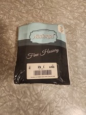 VTG 6 Pairs of National Fine Hosiery Pantyhose Size C Style 43 Soft Taupe NIP