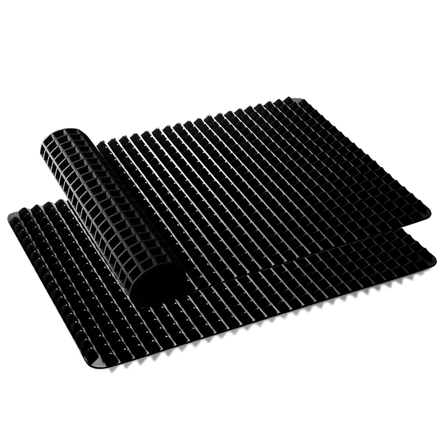 Silicone Baking Mat Red Pyramid Non Stick Bacon Microwave Tray Pastry Mats Re...
