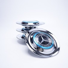 Oem Set Of 4 Mercedes-benz Ghost Wraith Dawn Floating Center Caps Wheel Hub Caps Oem Set Of 4 Mercedes-benz Ghost Wraith Dawn Floating Center Caps Wheel Hub Caps