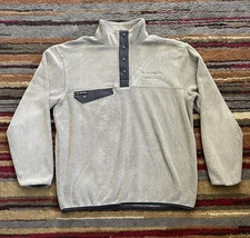 Dri Duck Pullover Sweater Men Medium Gray Newport Mesa Young Life Fleece