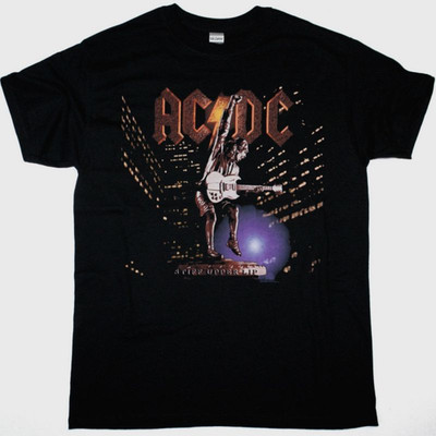 AC DC STIFF UPPER LIP TOUR ACDC NEW BLACK T-SHIRT